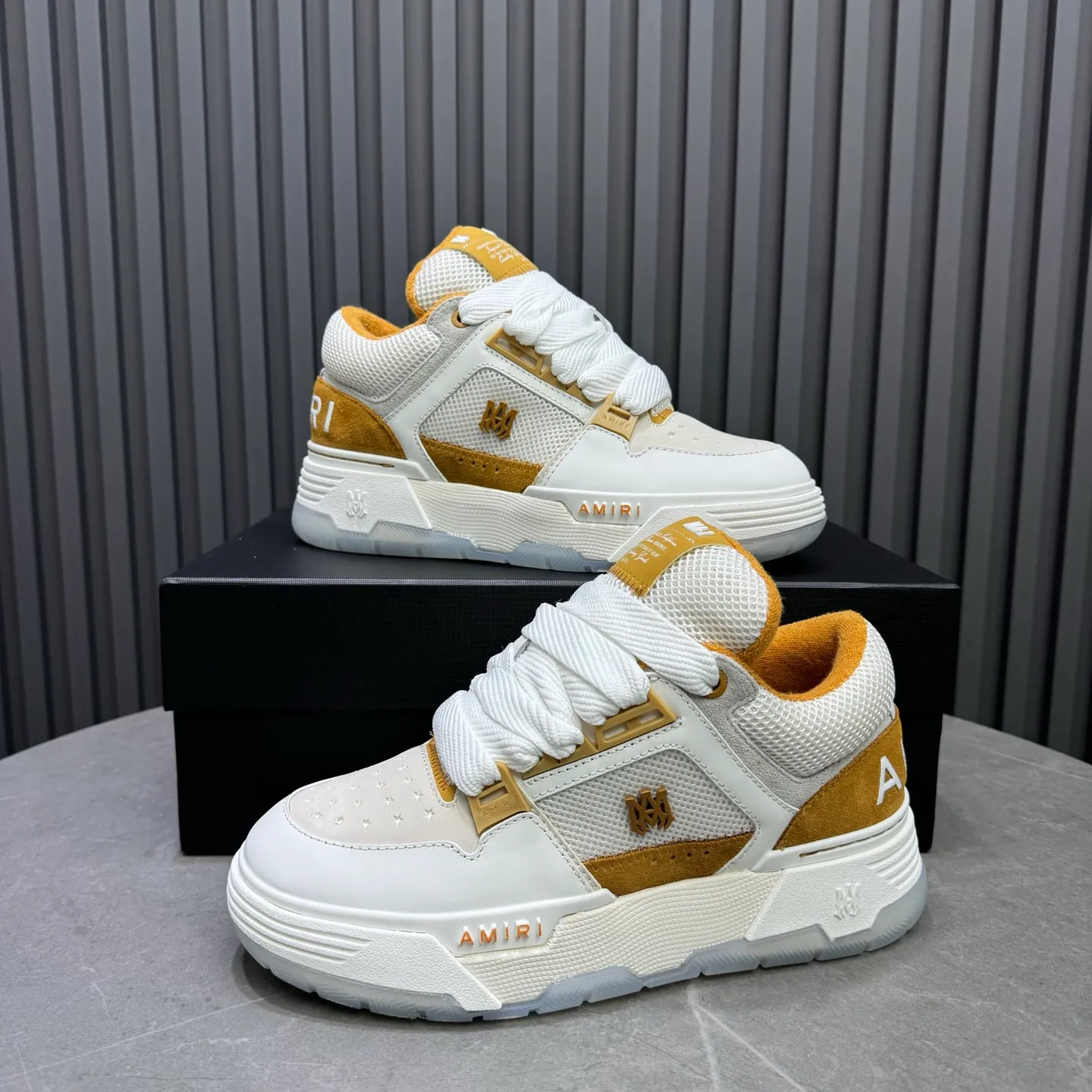 Men's shoes 💰660💰 AMIRI AMIRI trendy brand hot sale 🔥 Available all year round, couples 💑 Official website synchronization Imported fabrics 1⃣️ vs 1⃣️ replica, original factory special original sole, 35-45 (45. non-refundable)